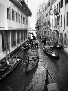 venice black and white