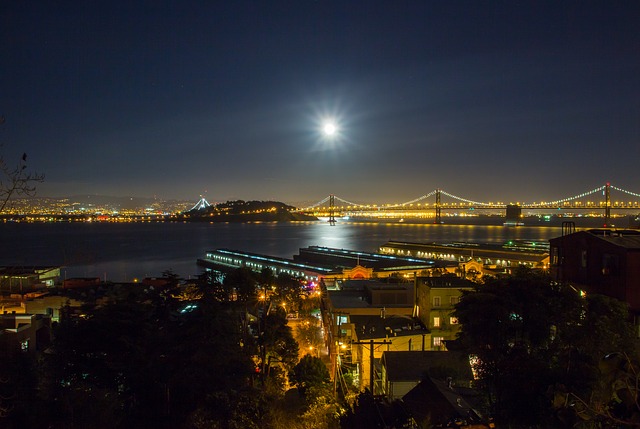 san-francisco night skyline