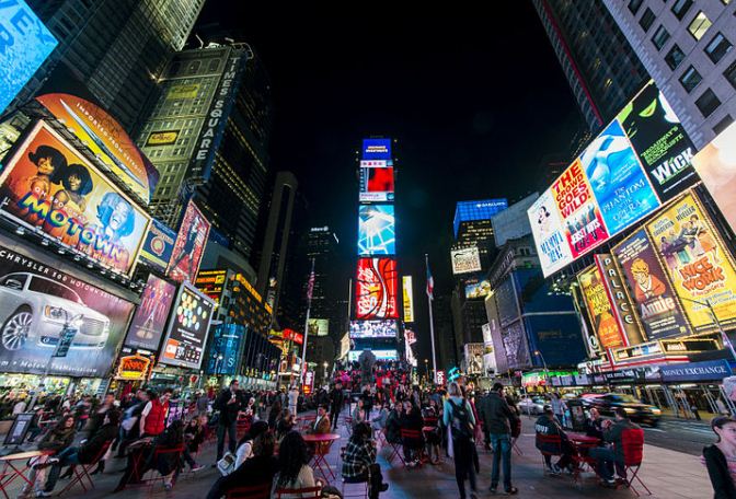 times square night